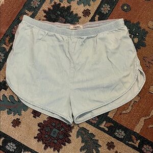 TNA Light Blue Dolphin hem - Women's Shorts - XL